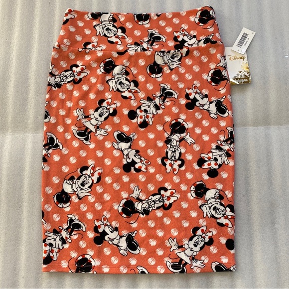 LuLaRoe Dresses & Skirts - LULAROE Cassie Disney Minnie Mouse Pencil Skirt Size M - New with Tags